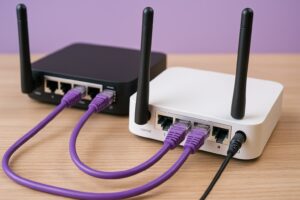router achter router, router