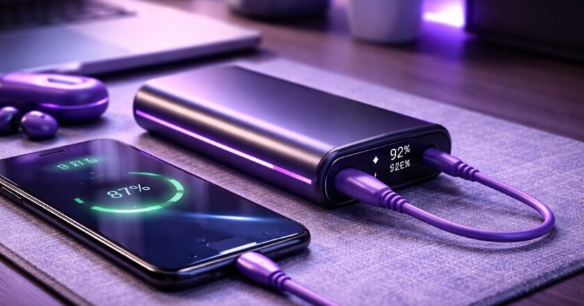 Altijd genoeg energie onderweg met een powerbank van 20.000 mAh