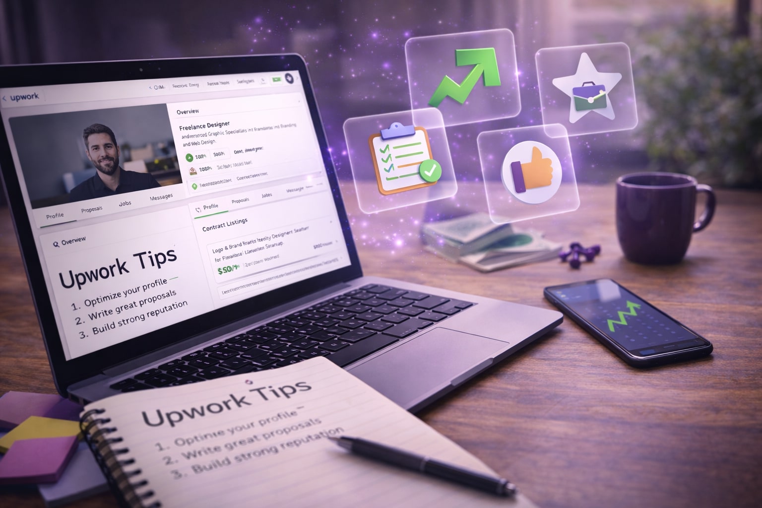 upwork tips, upwork