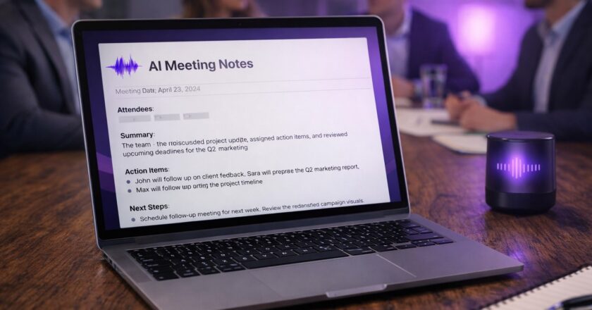 Efficiënter vergaderen door notulen maken met AI slim aan te pakken