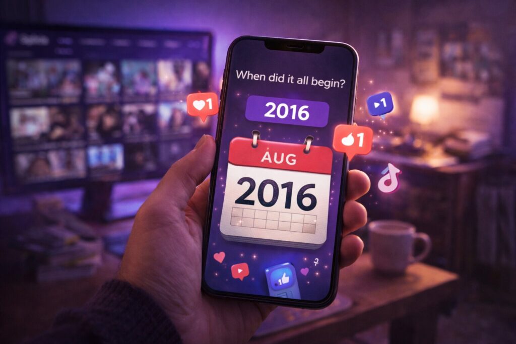 Wanneer TikTok ontstond en hoe het platform uitgroeide tot een wereldwijd fenomeen