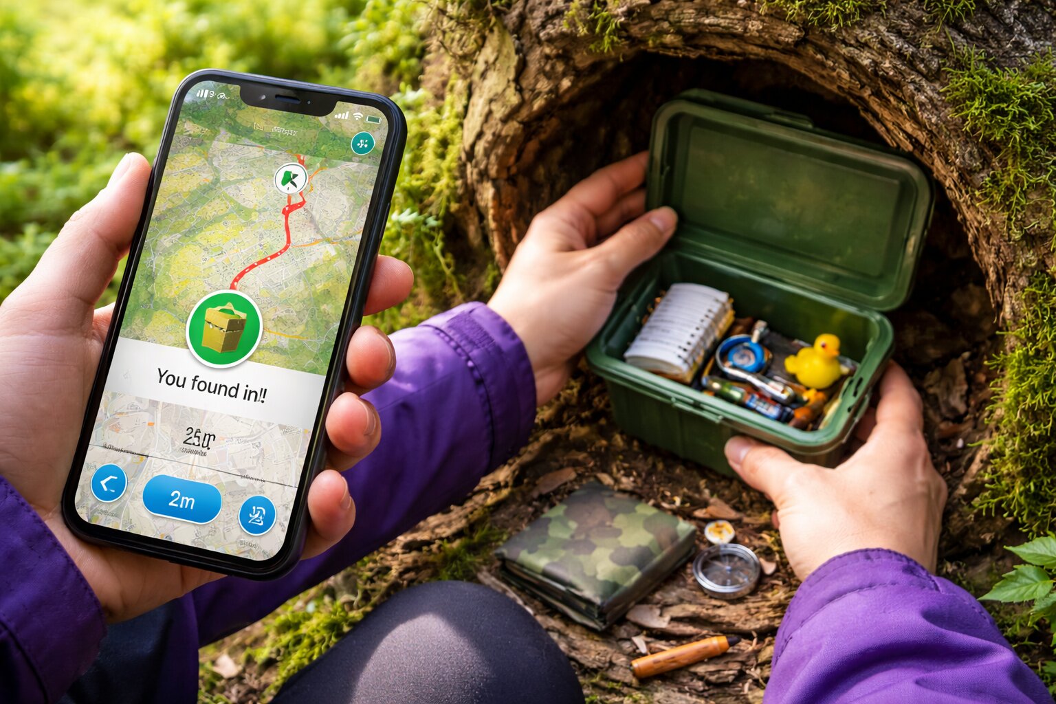 geocaching voor beginners, geocaching